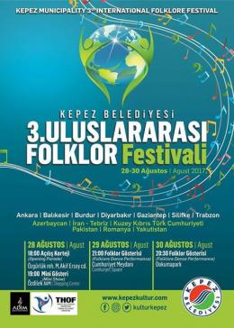 3. Uluslararası Folklor Festivali Cumhuriyet Meydanı